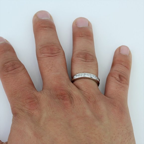 Paul Winston Jewelry Jewelry 4k White Gold Princesscut Diamond